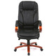 Крісло АКЛАС Тіроль EX GB-236WW (Шкіра LC-A Black/PU Black) Зображення