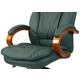 Крісло АКЛАС Тіроль EX GB-236WW (Шкіра Lux LC Green/PU Green) Зображення