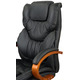 Крісло АКЛАС Флорида EX MB GB-233WW (Шкіра LC-A Black/PU Black) Зображення