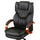 Крісло АКЛАС Флорида EX MB GB-233WW (Шкіра LC-A Black/PU Black) Зображення