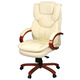 Крісло АКЛАС Флорида EX MB GB-233WW (Шкіра LC-F Beige/PU Beige) Зображення