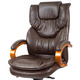 Крісло АКЛАС Флорида EX MB GB-233WW (Шкіра LC-K Dark brown/PU Dark brown) Зображення