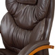 Крісло АКЛАС Флорида EX MB GB-233WW (Шкіра LC-K Dark brown/PU Dark brown) Зображення