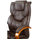 Крісло АКЛАС Флорида EX MB GB-233WW (Шкіра LC-K Dark brown/PU Dark brown) Зображення
