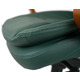 Крісло АКЛАС Флорида EX MB GB-233WW (Шкіра Lux LC Green/PU Green) Зображення
