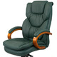 Крісло АКЛАС Флорида EX MB GB-233WW (Шкіра Lux LC Green/PU Green) Зображення