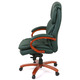 Крісло АКЛАС Флорида EX MB GB-233WW (Шкіра Lux LC Green/PU Green) Зображення