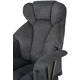 Крісло АКЛАС Гетьман R-SR (Тканина DV-99 Black) Зображення