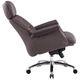 Крісло АКЛАС Драгобрат AL MB (Шкіра LC-K Dark brown/PU Dark brown) Зображення
