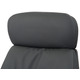 Крісло АКЛАС Драгобрат AL MB (Шкіра LC-A Black/PU Black) Зображення