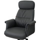 Крісло АКЛАС Драгобрат AL MB (Шкіра LC-A Black/PU Black) Зображення