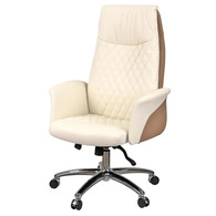 Крісло АКЛАС Ай-Петрі CH ANF (PU Beige 2572/PU Brown 2574) Зображення