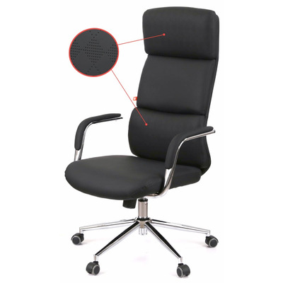 Крісло АКЛАС Говерла CH R-SR (PU Black) Зображення
