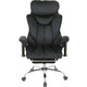 Крісло АКЛАС Бамбетель Tex RL 10093H (Оксамит Чорний) Зображення