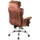 Крісло АКЛАС Бамбетель Tex RL 10093H (Оксамит 17 Коричневий) Зображення
