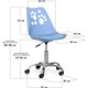 Дитяче крісло Evo-kids Indigo Blue (арт H-232 BL/BL) Зображення