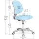 Дитяче крісло Evo-kids Limpi Blue (арт.Y-212 KBL) Зображення