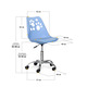 Комплект (2шт) дитяче крісло Evo-Kids Indigo Blue (арт H-232 BL/BL-Х2) Зображення