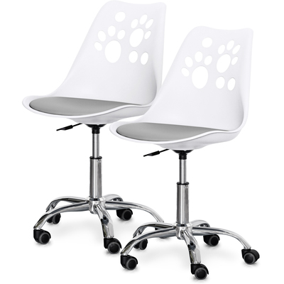 Комплект (2шт) дитяче крісло Evo-Kids Indigo White / Grey (арт H-232 W/G -Х2) Зображення