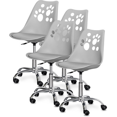 Комплект (4шт) дитяче крісло Evo-Kids Indigo Grey (арт H-232 G/G-Х4) Зображення