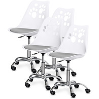 Комплект (4шт) дитяче крісло Evo-Kids Indigo White/Grey (арт H-232 W/G-Х4) Зображення