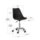 Комплект (4шт) крісло Evo-Kids Capri Black (арт. H-231 B/B-Х4) Зображення