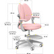 Дитяче крісло Mealux Sprint Duo Pink (арт.Y-412 KP) Зображення