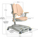 Дитяче крісло Mealux Supra Duo Plus Peech (арт.Y-116 PG) Зображення