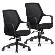 Комплект (2 шт)  крісло Mealux Arco Black (арт. HF-B10 F/B-X2) Зображення