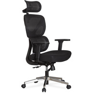 Крісло Mealux D1 Air Fabric Black (арт. HF-D1 F/B) Зображення