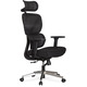 Крісло Mealux D1 Air Fabric Black (арт. HF-D1 F/B) Зображення