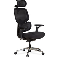 Крісло Mealux D2 Air Fabric Black (арт. HF-D2 F/B) Зображення