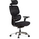 Крісло Mealux D2 Air Fabric Black (арт. HF-D2 F/B) Зображення