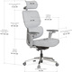 Кресло Mealux D2 Air Fabric Grey (арт. HF-D2 F/G) Изображение