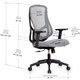 Крісло Mealux Flow Lite Fabric Grey (арт. HF-B20 F/G) Зображення