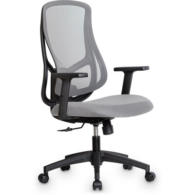 Кресло Mealux Flow Lite Fabric Grey (арт. HF-B20 F/G) Изображение