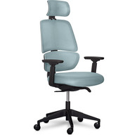 Крісло Mealux Leo Air Plus Grey / Blue (арт.Y-546 KBGL) Зображення