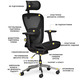 Крісло Mealux Q1 Air Black (арт. HF-Q1 M/B) Зображення