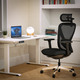 Крісло Mealux Q1 Air Fabric Black (арт HF-Q1 F/B) Зображення