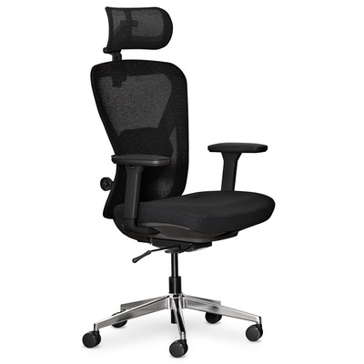 Крісло Mealux Q1 Air Fabric Black (арт HF-Q1 F/B) Зображення