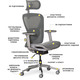 Крісло Mealux Q1 Air Grey (арт. HF Q-1 M/G) Зображення