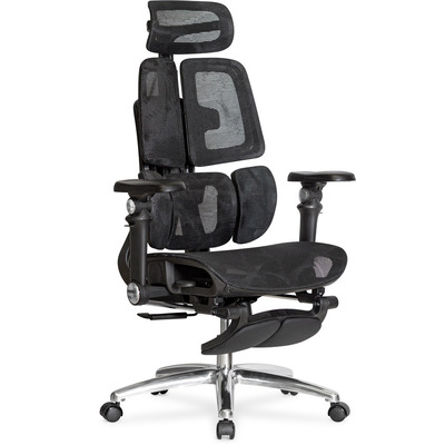 Крісло Mealux S3 Air Plus Black (арт. HF-S3 M/B) Зображення