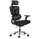 Крісло Mealux S4 Air Fabric Black (арт. HF-S4 F/B) Зображення