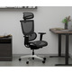 Крісло Mealux S8 Air Black (арт. HF-S8P M/B) Зображення