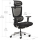 Крісло Mealux S8 Air Fabric Black (арт. HF-S8P F/B) Зображення