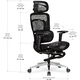 Крісло з масажним ефектом Mealux M10 Air Massage Black (арт. HF-M10 M/BB) Зображення