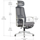 Крісло з масажним ефектом Mealux M4 Air Massage Grey (арт. HF-M4 M/G) Зображення