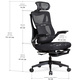 Офісне крісло Mealux HF-G20 Black (арт. HF-G20 F/B) Зображення