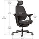 Офісне крісло Mealux HF-Q21 Black (арт.HF-Q21 F/B) Зображення