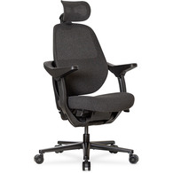 Офісне крісло Mealux HF-Q21 Black (арт.HF-Q21 F/B) Зображення